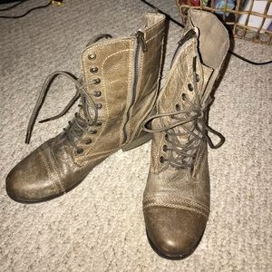 Steve Madden combat boots